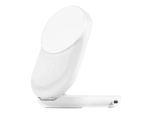 Cargador móvil inalámbrico Belkin WIZ039kqWH Compatible con dispositivos con tecnología Qi2 de 25 W Carga inalámbrica Blanco