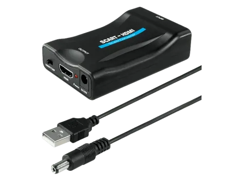 Adaptador cable ISY IHD-9026 Scart HDMI 1.4 Resolución máxima 1080p Negro