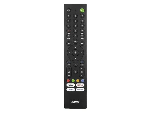Mando a distancia Hama 00221066 Para Televisores Sony IR Infarrojo Capacidad de aprendizaje 4 botones aplicaciones Negro