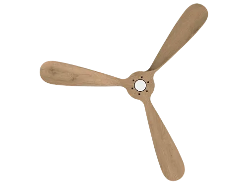 Ventilador de techo Cecotec EnergySilence 5400 Classic Motor DC 40 W Mando 6 velocidades Temporizador 8h 3 aspas Blanco y madera clara