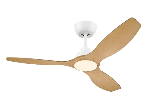 Ventilador de techo Philips Olas 30 W 6 Velocidades 106 cm 2650 lúmenes regulables Mando a distancia Blanco/Madera