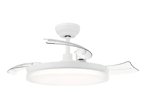 Ventilador de techo Philips Tynl (2026) 32 W 6 Velocidades Aspas retráctiles 4500 lúmenes regulables Mando a distancia Blanco