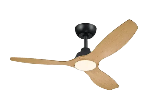 Ventilador de techo Philips Olas 59 W 6 Velocidades 132 cm 2650 lúmenes regulables Mando a distancia Negro/Madera