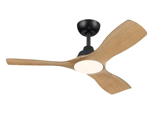Ventilador de techo Philips Olas 30 W 6 Velocidades 106 cm 2650 lúmenes regulables Mando a distancia Negro/Madera