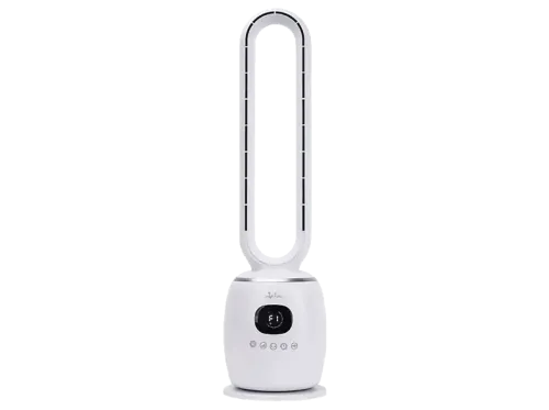 Ventilador sin aspas Jata JVSA3007 60 W 3 Velocidades 3 Modos Temporizador 12 horas Oscilante Mando a distancia Blanco