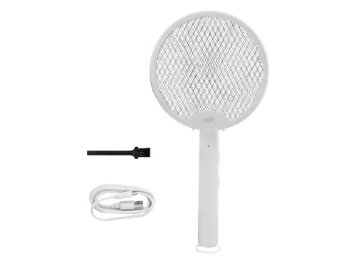 Atrapamosquitos Jata MOST3555 Raqueta eléctrica antimosquitos 2W Plegable inalámbrico Blanco