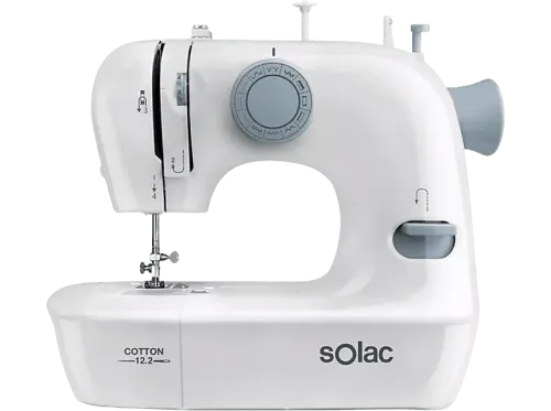 Máquina de coser Solac Cotton 12.2 SW8221 Automática 7.2W 2 velocidades Prensatelas Blanco