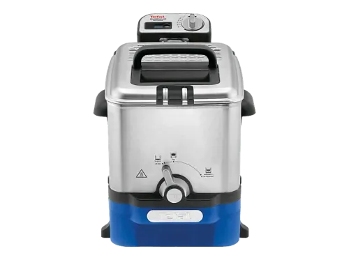 Freidora Tefal FR8040 2300 W 3.5 l de aceite 1.2 Kg de comida Filtrado automático Temporizador digital  Negro Acero inoxidable