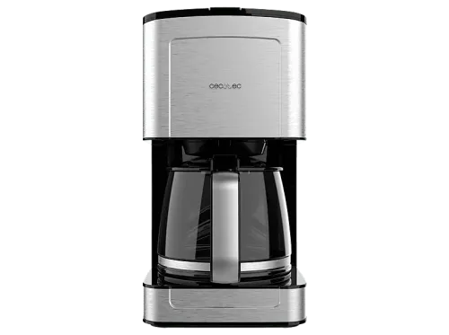 Cafetera de goteo Cecotec Coffee 56 Heat 800W 1.3 L 12 tazas Jarra de vidrio Tecnología ExtremeAroma Cuchara medidora Prensa Negro