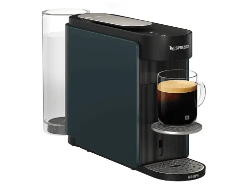 Cafetera de cápsulas Krups Vertuo Up XN9404 7 tamaños de taza Nespresso Smart Apagado automático 1.4 L 1100 W Tecnología Centrifusion™ Azul
