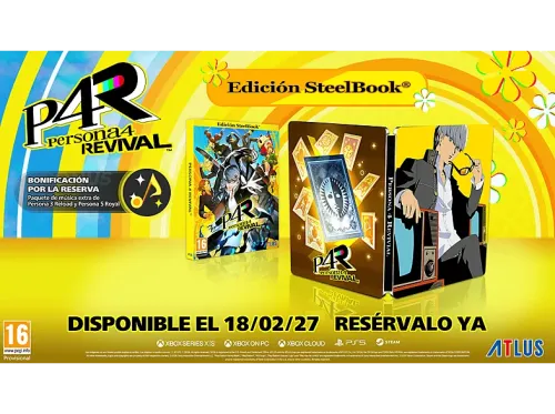 PS5 Persona 4 Revival. Steelbook Edition