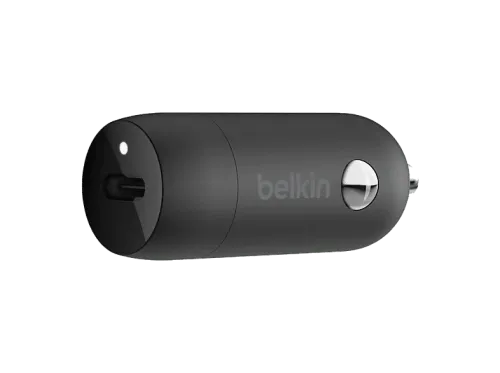 Cargador USB para coche Belkin CCA004btBK Dispositivos con carga USB-C Carga rápida 30 W Tecnología PPS Negro
