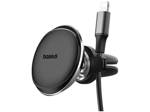 Soporte de móvil para coche Baseus Magnetic Car Mount Universal Magnético ultrapotente Para rejilla de ventilación Rotación 360º Negro