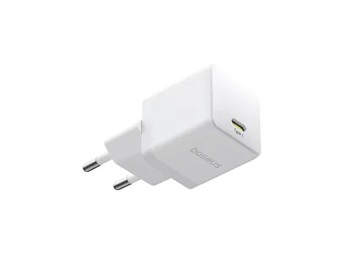 Cargador de pared Baseus PALM 30W Kit con cable 60W y 100 cm Carga ultrarrápida Control de temperatura Universal Blanco