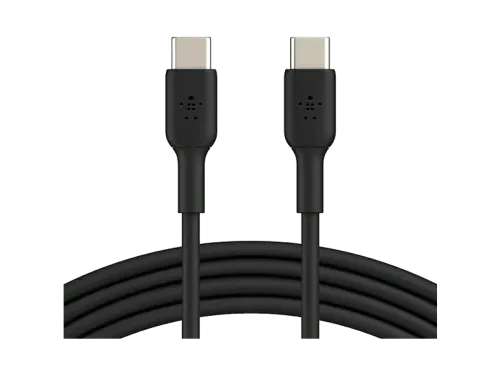 Cable USB Belkin Cable USB-C a USB-C de 60 W 1 m Universal Carga Rápida Negro