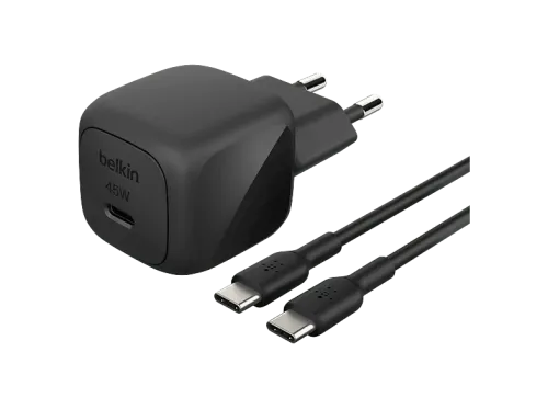 Cargador de pared Belkin BBC025 45W Compacto Negro