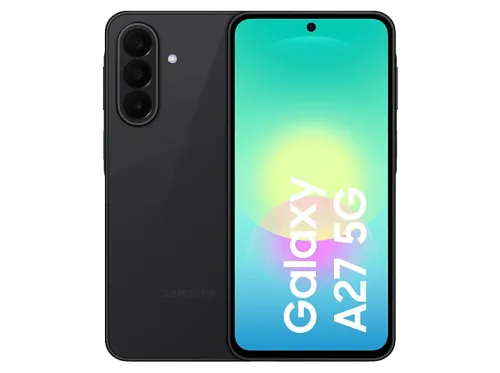 Móvil Samsung Galaxy A27 5G Negro 128 GB 6 GB RAM 6.7" FHD+ Super AMOLED Qualcomm Snapdragon 6 Gen 3 5000 mAh Android 16