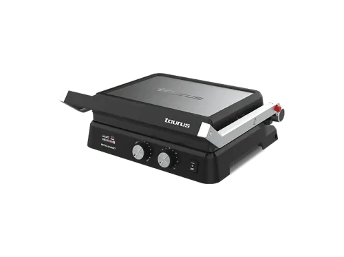 Grill Taurus Bistro Gourmet Dual Heat Tech Grandes placas de cocción 2600 W Negro