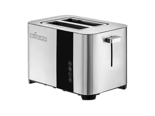 Tostadora Ufesa Duo Deluxe 850 W 2 Ranuras 2 Rebanadas 7 Niveles de Tostado Pantalla digital LCD Acero inoxidable negro