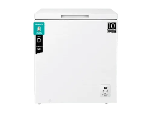 Congelador horizontal Hisense FT200N1AWDL 198 l 85.8 cm Congelador Convertible Goma Antibacteria Blanco