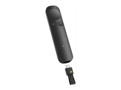 Presentador Logitech Spotlight 2 Bluetooth-Receptor USB Personalizable Retroalimentación Háptica Láser Carga rápida Multiplataforma Negro
