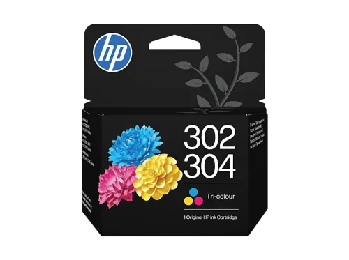 Cartucho de tinta HP 302/304 Tricolor Capacidad Impresión 100 páginas Amarillo Cian y Magenta