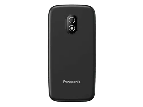 Móvil Panasonic KX-TU410 Negro 1000 mAh Compatible con Audífonos Pantalla TFT Color Teclas Separas Gran Tamaño con Iluminación Cámara 0.08MP