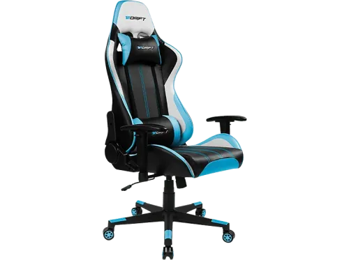 Silla gaming Drift DR175 2D (regulable en altura y anchura) Poliuretano 150kg Giratorio Negro y Azul