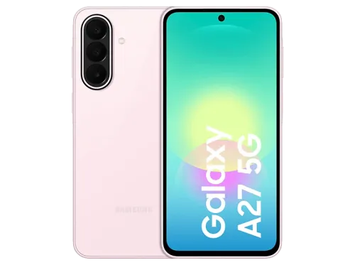 Móvil Samsung Galaxy A27 5G Rosa Claro 256 GB 8 GB RAM 6.7" FHD+ Super AMOLED Qualcomm Snapdragon 6 Gen 3 5000 mAh Android 16