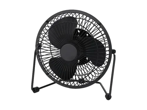 Ventilador de sobremesa NK HO350132 2 Velocidades 3.5W 3 Aspas Negro