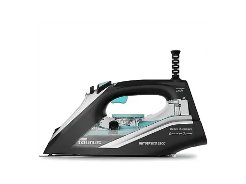 Plancha de vapor Taurus Atlantis 3100 Digital Pump Tecnología Ultra X-Slide Bisel Apagado automático 3100 W Pantalla digital 350 ml Azul