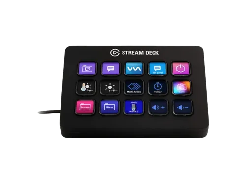 Capturadora de vídeo Elgato Stream Deck MK.2 10GBA9901 Para PC y Mac 15 Teclas macro Negro