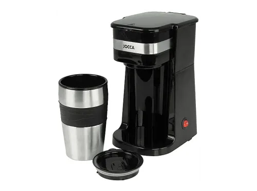 Cafetera de goteo Jocca 2768 750 W 420 ml 1 Taza Filtro de malla reutilizable Apagado automático Negro