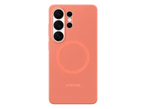 Funda móvil Samsung Para Galaxy S26 Ultra De Silicona Magnética Rojo