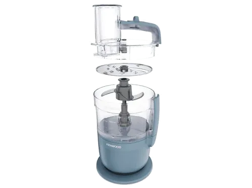 Robot de cocina Kenwood FDP23.140GY 900 W 1.3 l 1 Velocidad + Pulso Ultracompacto Cuchilla de Acero Inoxidable Azul