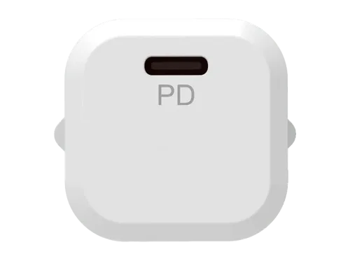 Cargador de pared ISY IWC-4020-2 Power Delivery 20W Compatibilidad Universal USB-C Tamaño Pequeño Blanco