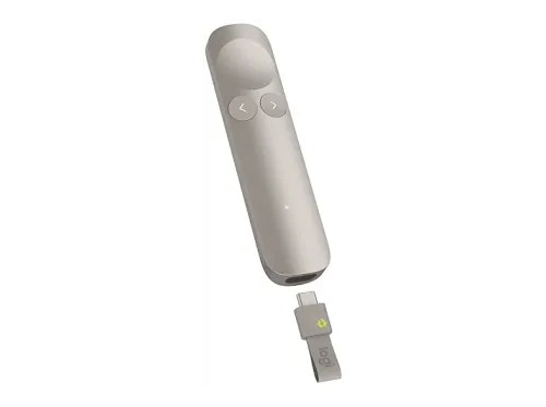 Presentador Logitech Spotlight 2 Bluetooth-Receptor USB Personalizable Retroalimentación Háptica Láser Carga rápida Multiplataforma Arena