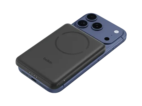 Powerbank Belkin BBA012 USB-C 15 W Tecnología magnética Qi2 5000 mAh Negro