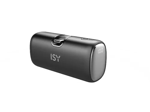 Powerbank ISY IPP-5500 5000 mAh Universal USB-C Negro