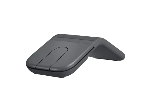 Ratón inalámbrico Logitech Mobi Fold Bluetooth-USB 4000ppp Multidispositivo Multisistema Personalizable Clics silenciosos Carga rápida Negro