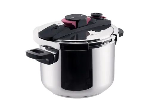 Olla a presión Taurus Great Moments Superrapid 6 l Válvula de salida de vapor regulable Sistema de apertura fácil Acero inoxidable