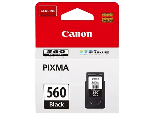 Cartucho de tinta Canon CRG PG-560 Imprime hasta 180 páginas A4 7,5 ml Negro