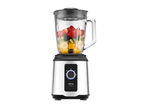 Batidora de vaso Ufesa Sunset 1600 W 1.5 l 2 Velocidades + Pulse Base de acero inoxidable Negro