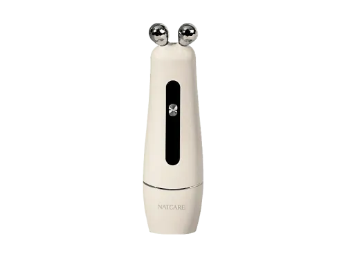 Rejuvenecedor facial Natcare Topaz Para la Cara Modo Anti-aging (RF + EMS) Regeneración de colágeno Blanco