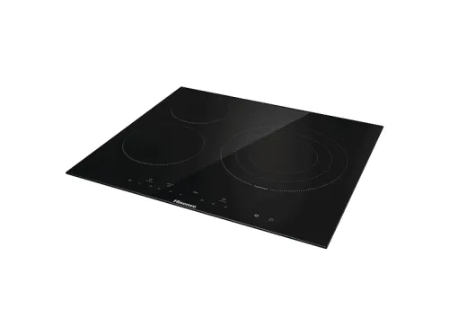 Placa vitrocerámica Hisense E6332BSCE 3 zona(s) 30 cm Zona Grande 59 cm Ancho Temporizador Control Táctil Negro