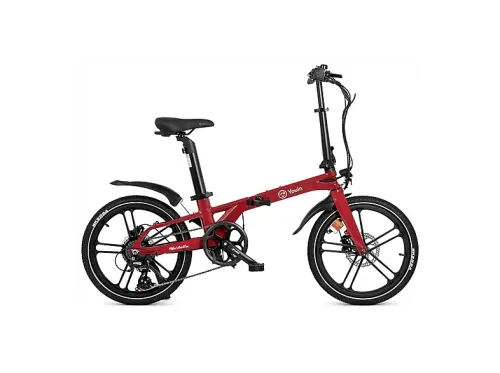 Bicicleta urbana Youin Marbella 250 W 25 km/h 40 km 7 Velocidades Pantalla LCD Multifunción Rojo