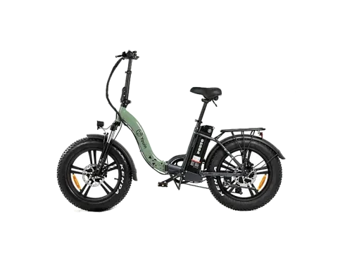 Bicicleta plegable Youin Porto II 250 W 25 km/h 45 km Ruedas 20" FAT Disco delantero y trasero Negro/Verde