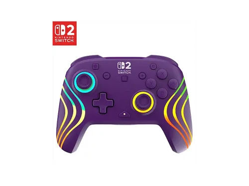 Mando Nintendo Switch Turtle Beach Afterglow™ Wave Wireless Controller Para Nintendo Switch / Switch Lite / Switch OLED / Switch 2 Morado