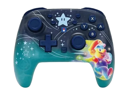 Mando Nintendo Switch 2 Hori Mario Para Nintendo Switch 2 Inalámbrica USB-C Palancas analógicas TMR