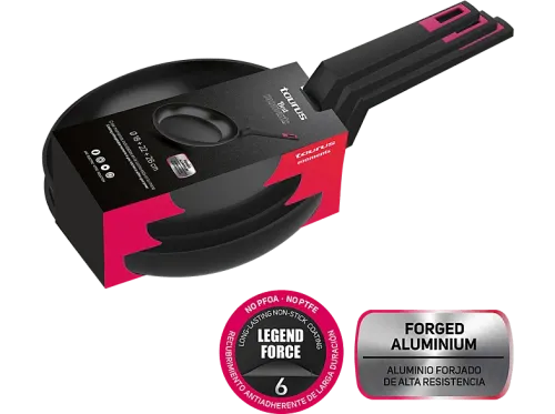 Set de sartenes Taurus Best Moments KPA40(18 + 22 + 26)  18/22/26 cm Antiadherente 3 unidades Negro